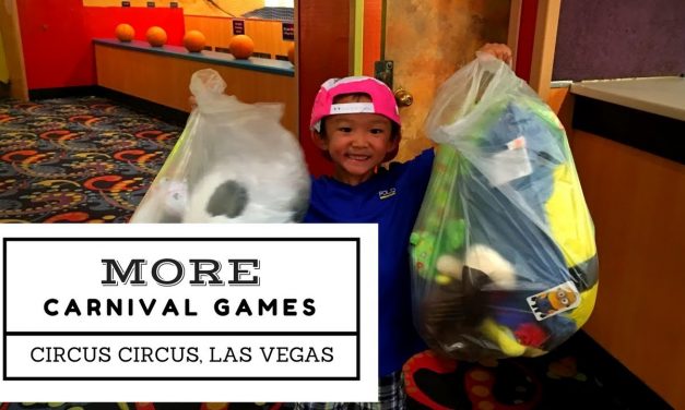 More CARNIVAL GAMES at Circus Circus & How to Get 2 for 1 MIDWAY COUPONS